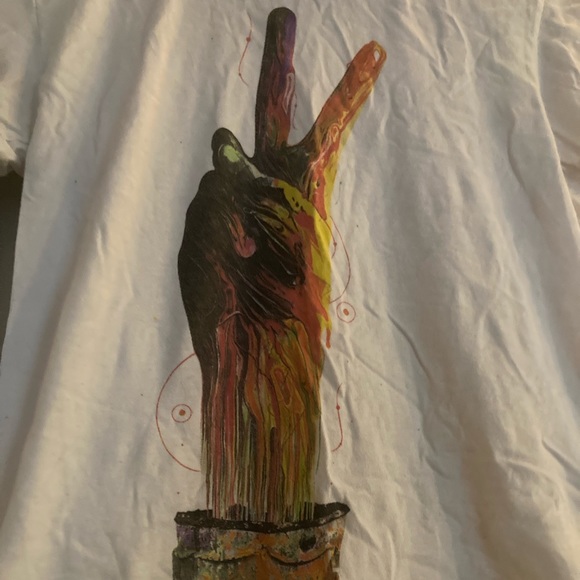 Imaginary Foundation Peace Sign Tee Shirt Unisex - Picture 3 of 6